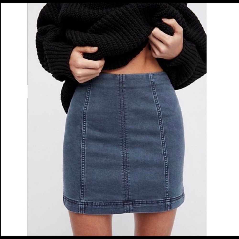 Free People Modern Femme Mini Skirt